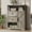 Gray, variant on Vabches Storage Cabinet with 2 Drawers, Farmhouse Sideboard Cabinet with Open Shelves for Living Room, Grey