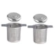 thumbnail image 3 of 2Pcs Tea Strainer Tea House Stainless Steel Tea Filter Tea Infuser (Silver), 3 of 3