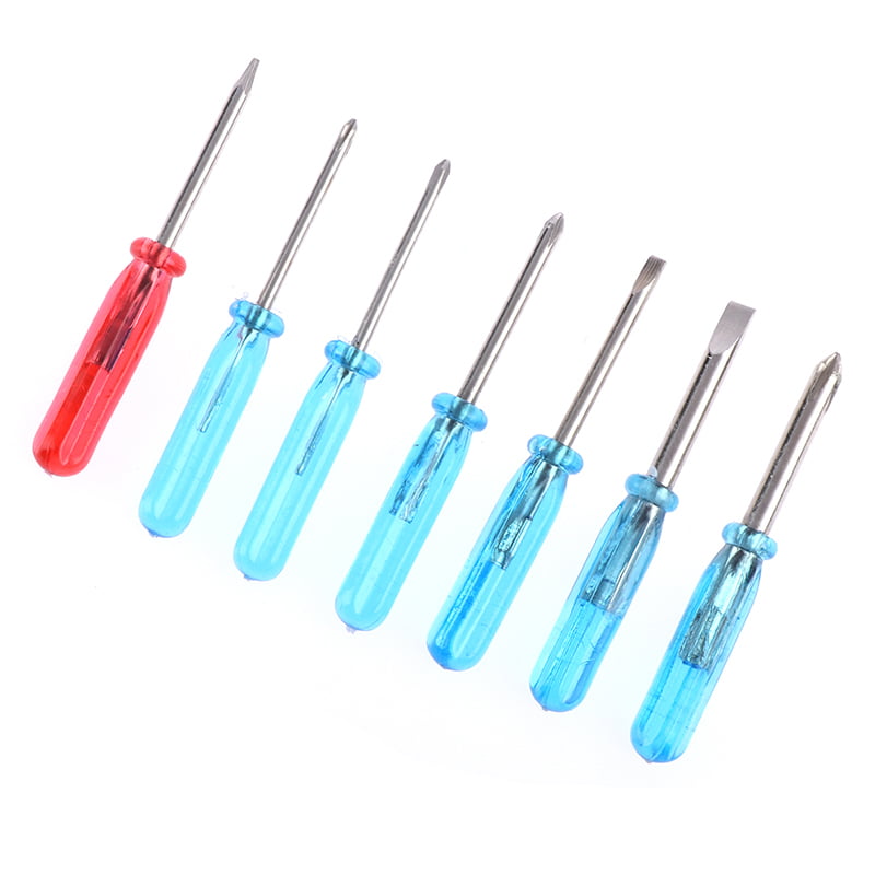 7Pcs/set blue mini small cross screwdriver set repair tool 45mm x &*& 