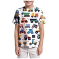 thumbnail image 1 of Wxirdiow T-Shirts à Manches Courtes pour Garçons T-Shirts à Manches Courtes pour Garçons T-Shirts Basiques d'Été pour Enfants Col Rond T-Shirts Amples Décontractés Vert Taille, 4-5 Ans, 1 of 5
