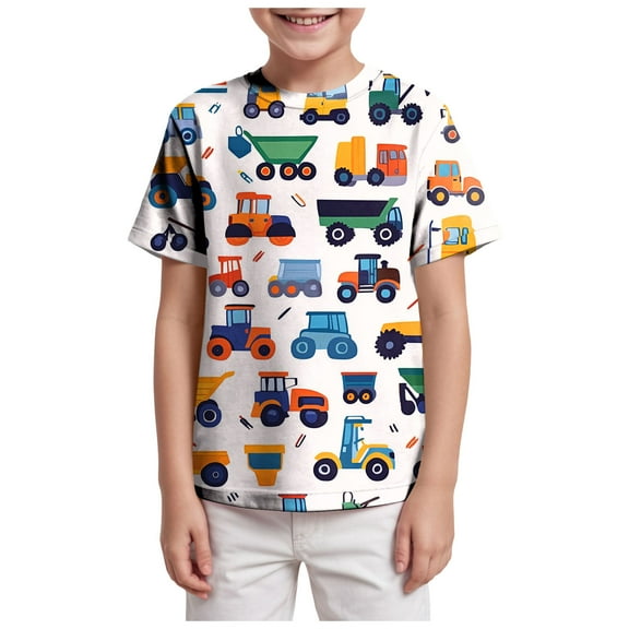 Gerichy Boys Tshirts,Boys 4th of July Shirt Toddler Kids Baby Boys Girls Shark Animals Sleeveless Crewneck Vest T Shirts Tops Tee Clothes For Children