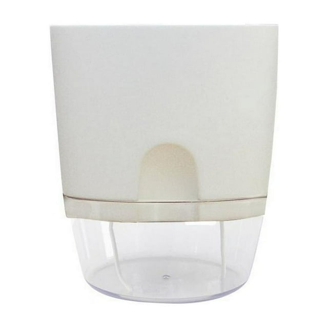 2 Layer Plastic Plant Pots Self Watering Flower Planters Flower Pots for Indoor Outdoor with Cotton Rope