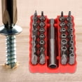 thumbnail image 3 of 33 in 1 Hollow Bit Set, Chrome Vanadium Screwdriver Kit with Extension Rod, Star, Hex, Tri Wing, Spanner, Cross Bits for Electric Screwdriver, Plastic Storage Box Included, 3 of 7