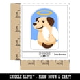 thumbnail image 2 of Angel Dog with Wings Halo Car Window Bumper Water Bottle Phone Tablet Laptop Waterproof Vinyl Decal Sticker Set 5-Pack - Gloss Finish - 3.0", 2 of 7