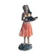 thumbnail image 1 of Muñeca hawaiana para salpicadero, muñeca en miniatura para salpicadero, figura hawaiana de resina, recuerdo decorativo de 6,3 "para adorno, decoración falda naranja, 1 of 8