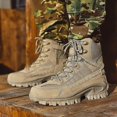 thumbnail image 5 of Kideng, botas militares para hombre, botas de combate para hombre, zapatos tácticos para hombre, zapatos de seguridad para el trabajo B21, 5 of 5