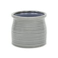 thumbnail image 3 of Home Decorative Gray curved ceramic planter, 3 of 3