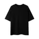 thumbnail image 1 of Playeras Elvqul Caballero Algodón Negro sin Estampado Playa Manga Corta Cuello Redondo, 1 of 7