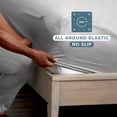 thumbnail image 5 of Bare Home 2-Pack Fitted Sheets - Premium 1800 Collection - Ultra-soft - Deep Pocket - Full, Light Gray, 5 of 7