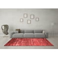 thumbnail image 3 of Ahgly Company Indoor Square Oriental Red Industrial Area Rugs, 3' Square, 3 of 4