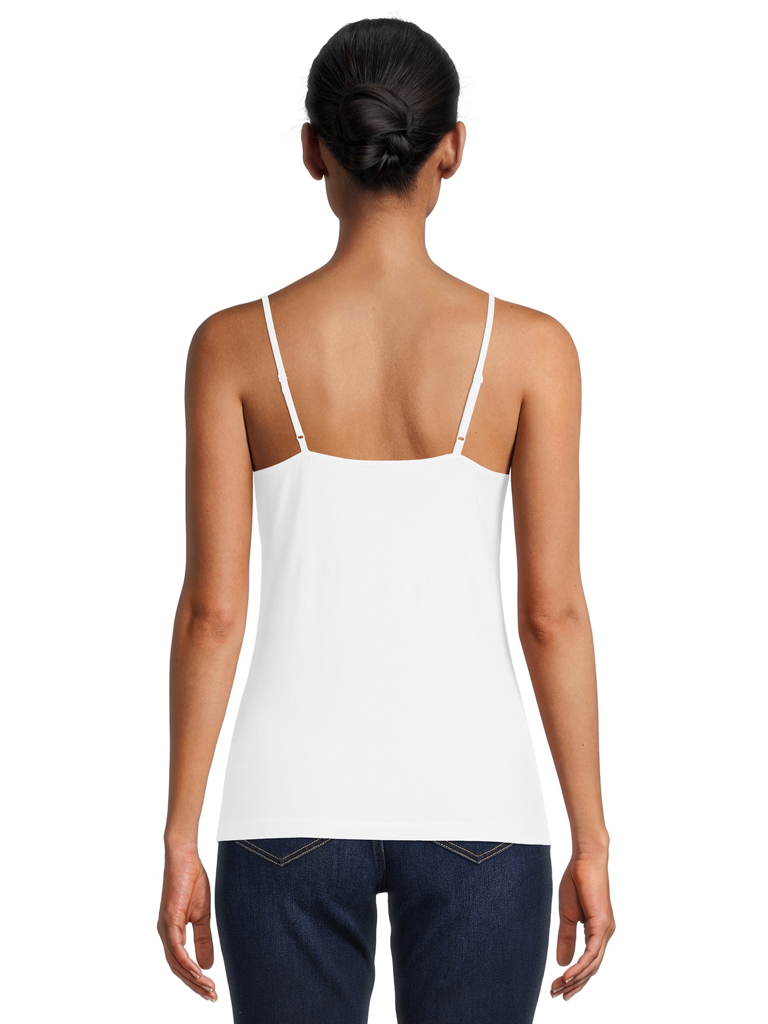 Time and Tru Women's Cami with Adjustable Straps, Sizes XS-XXXL