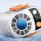 thumbnail image 2 of Toystoory Ventilador de cuello recargable con 5 configuraciones de velocidad del viento. Función de doble propósito. El núcleo del ventilador Electrodomésticos negro Estilo compresa de hielo, 2 of 6