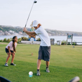 thumbnail image 4 of 20 Pcs, Simulateur d'Entraînement Intérieur Extérieur, T-Shirts de Golf pour Gazon et Gamme de Conduite, 4 of 10