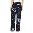 thumbnail image 3 of Xecao Galaxy2 Women's Straight Lounge Pajama Pants: The Epitome of Relaxed Sleepwear, 3 of 9