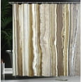 thumbnail image 4 of Ambesonne Marble Print Shower Curtain, Marble Rock Patterns, 69"Wx70"L, Mustard Brown, 4 of 5