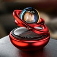 thumbnail image 4 of Solar Rotating Car Perfume Aluminum Alloy Suspension Accessory with Automatic Dispersion Geometric Design for Vehicle, 4 of 4