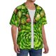 thumbnail image 2 of Fotbe Cactus And Succulents Camisa Estampada de Manga Corta para Hombre, Casual de Verano, Estilo Playero, Sin Arrugas-Small, 2 of 5