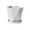 Grey, variant on Potted Live Large Wicker Flower Ceramic Flower Outdoor Set Resin Flower Outdoor Antique Flower Pot Metal Flower Pot Stand 6 Tier Balcony Household Flower Pot Resin Thicken