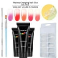 thumbnail image 4 of Manicure Set Quick Building Gel Thermal Color Change Nail Molds Therapy Pen Nail Art Extension Set, 4 of 7