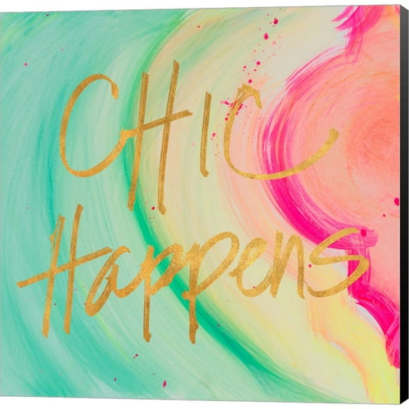 Great Art Now Chic Glitter I by Nola James, Canvas Wall Art, 12W x 12H