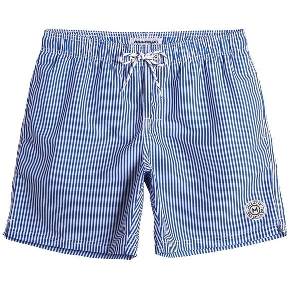 Pantalones cortos de natación maamgic Quick Dry para hombre, color azul XL