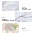 thumbnail image 2 of Yayeee Kitchen Hanging Hand Towels Set of 2 with Loop Bathroom Absorbent Tie Towel, Pastel Pink Geometric, 2 of 7