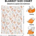 thumbnail image 3 of Fall Throw Blanket 80 X 60 Inch Pumpkin Maple Leaves Autumn Leaf Seasonal Thanksgiving Day Themed Blanket Soft Lightweight Home Office Flannel Blankets for Couch Sofa Bed Living Room Decor, 3 of 8