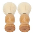 thumbnail image 1 of Pincel de Afeitar de Barba, Cepillo de Afeitar Mini de Madera Portátil para El Hogar, 1 of 7