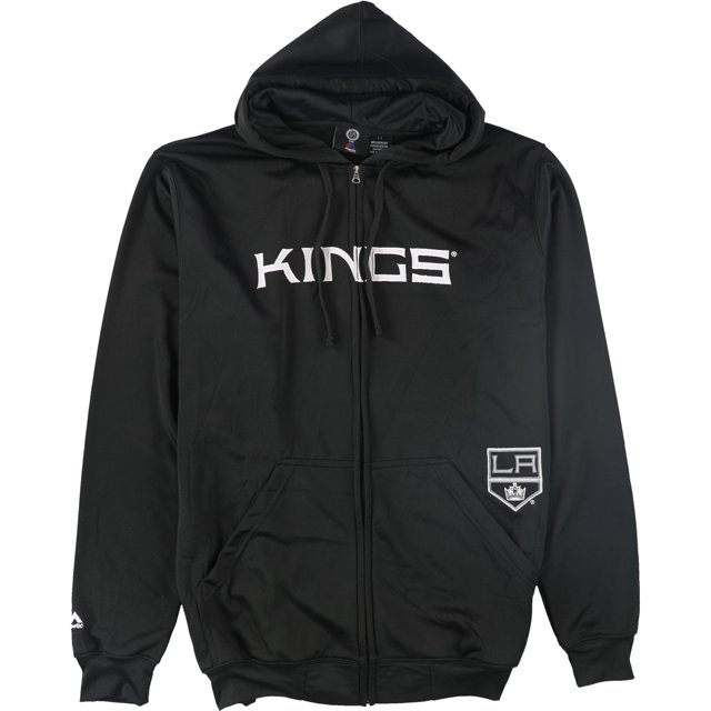 Sudadera con capucha Majestic LA Kings para hombre, negro, LT
