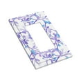 thumbnail image 3 of ZICANCN Outlet Covers Wall Plate, Botanical Modern Flower Light Switch Cover Decorative, Duplex Toggle Combo 1-Gang, 3 of 9