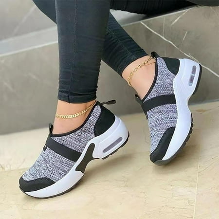 

Yoslce Shoes For Women Women S Color Matching Fashion Casual Set Of Seet Sports Breathable