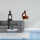 thumbnail image 2 of Estatua De Pensador Abstracto Creativo, Escultura De Resina Para El Hogar, Estantería, Decoración De Oficina, Figura Humana, Estatua De Pensador Abstracto, Decoraciones, Arte, Colección, 2 of 8