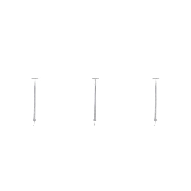 Wosthever Poste de lámpara Paisaje Mini-Tamaño LED Metal Poste de luz Escalera Farolas Accesorios arquitectónicos Plata (Luz cálida) Type1 NO1