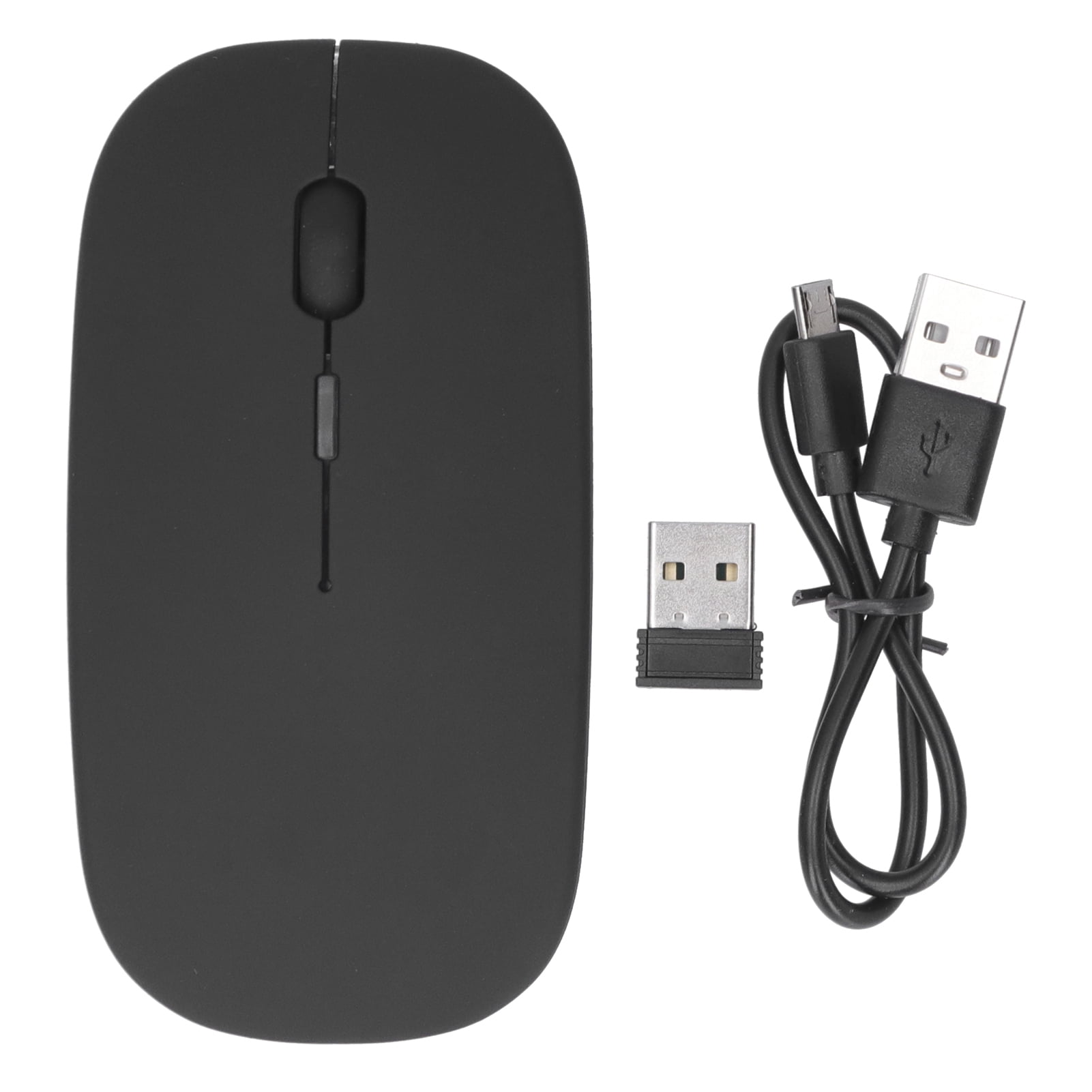 Ergonomic Mice, 2.4Ghz Smart Optical Sensor Wireless Mouse For Computer Black