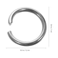 thumbnail image 4 of 200 Pcs Fabrication de Bijoux Anneau de Saut Robuste en Acier Inoxydable Bague Ouverte Accessoire de Bijouterie DIY, 4 of 9