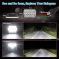 thumbnail image 4 of Faros LED Partsam Rectangle H6054 7x6 5x7 H4 9003 2 unidades, 4 of 7