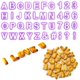 thumbnail image 2 of 40 cortadores de números y letras con signos de puntuación para decorar pasteles de galletas y pasta de azúcar, 2 of 7