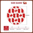thumbnail image 2 of Haiem Canada Pattern Christmas Tree Skirt Merry Christmas Party Christmas Tree Decoration,New Year Decorations-30", 2 of 6