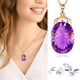 thumbnail image 2 of Collar de piedras preciosas para mujer, collar de moda con colgante, collares y colgantes de amatista, 2 of 8