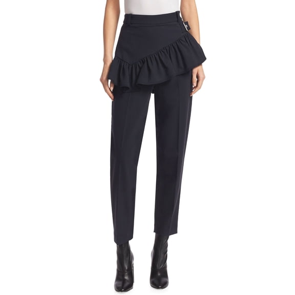 3.1 Phillip Lim Womens Ruffled Apron Pants 2 Midnight - NWY $495