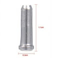 thumbnail image 5 of 150Pcs Cable End Brake Cap, Aluminum Mountain Bicycle Cap Tips Crimp, 5 of 6