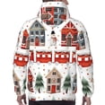 thumbnail image 7 of Wukai Christmas Houses Print Men Hoodies Fleece Sweatshirts Long Sleeve Sweaters Pullover Fall Outfits Winter Clothes-3X-Large, 7 of 7
