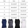 thumbnail image 3 of Men's Compression Top - High-Performance Shaping Vest for Men, Large-Sized High-Rise Vest for Men, Perfect Body Shape., 3 of 7