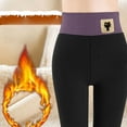 thumbnail image 6 of LYXSSBYX Womens Pants Plus Size Leggings Clearance Women Print Warm Winter Tight Thick Velvet Wool Cashmere Pants Trousers Leggings, 6 of 9