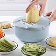 thumbnail image 5 of Nordic Blue 12-Piece Kitchen Multitool Set: All-in-One Chopper, Egg Separator & Shredder - Durable, Compact, Easy to Clean for Efficient Food Prep – Ideal Gift for Home Chefs & Travel Use, 5 of 5