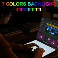 thumbnail image 5 of Tab S10+/S9 FE+ 12.4" Detachable Keyboard Folio, 7 Color Backlit with Trackpad & S Pen Slot, 5 of 7