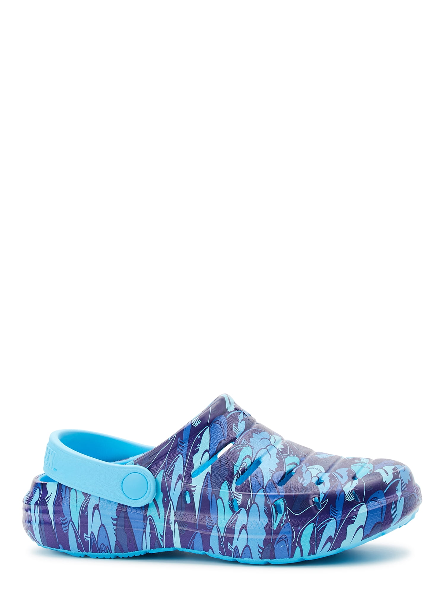 Rugged Shark Little and Big Kids Shark Week Clog Shoes, Sizes 10-4