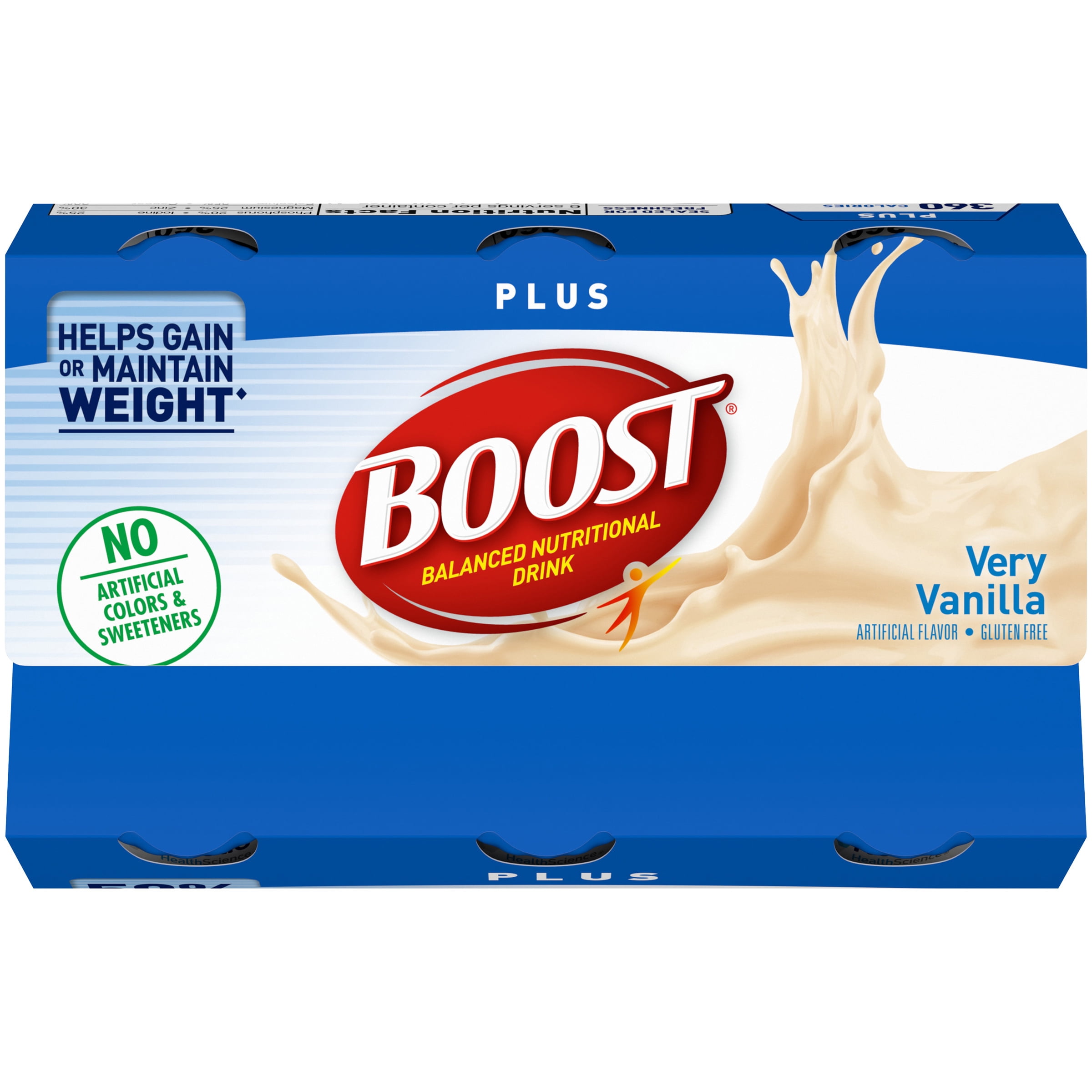 BOOST PLUS Very Vanilla 6-8 fl. oz. Bottles - Walmart.com - Walmart.com BOOST PLUS Very Vanilla 6-8 fl. oz. Bottles - Walmart.com - Walmart.com
