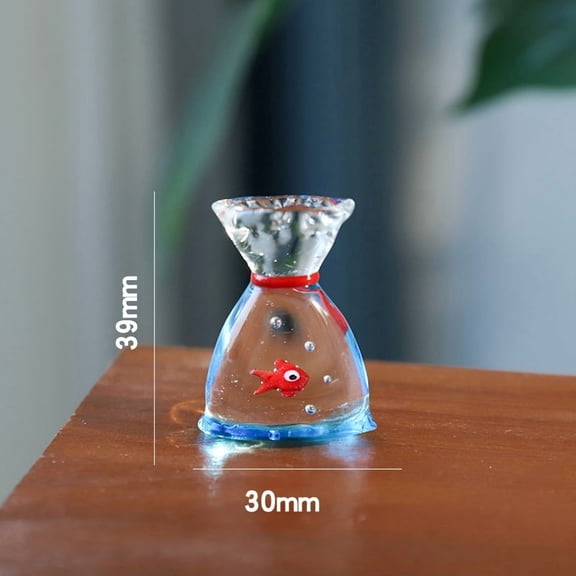 Handmade Glass Fish Sculpture Glass Hand Blown Sea Animal Figurine Home Tabletop Decoration Ornaments，Style 4