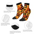 thumbnail image 5 of Pofeuu Halloween Banner Symbols Print 30cm Socks, Adult Running Hiking Socks for Youth and Adult, 5 of 7